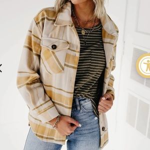 Plaid shacket